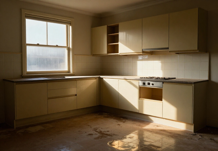 Fully restored apartment in Beaconsfield after flood cleanup